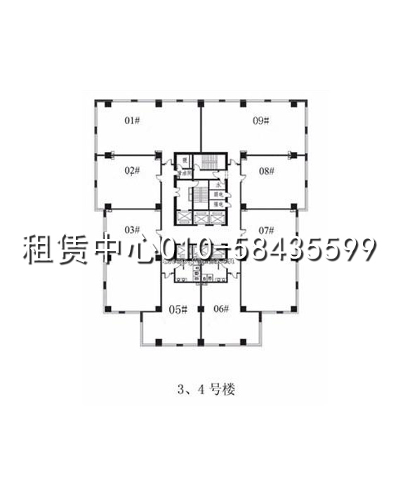 住邦20003、4号楼平面图